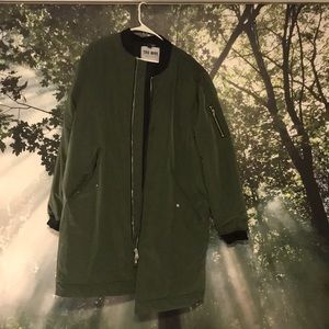 Final-price- H&M Forrest Green Long Jacket